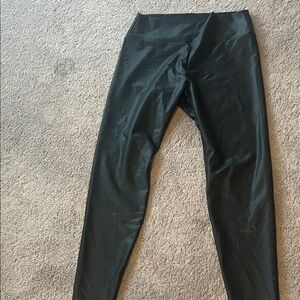 Black Faux Leather Leggings